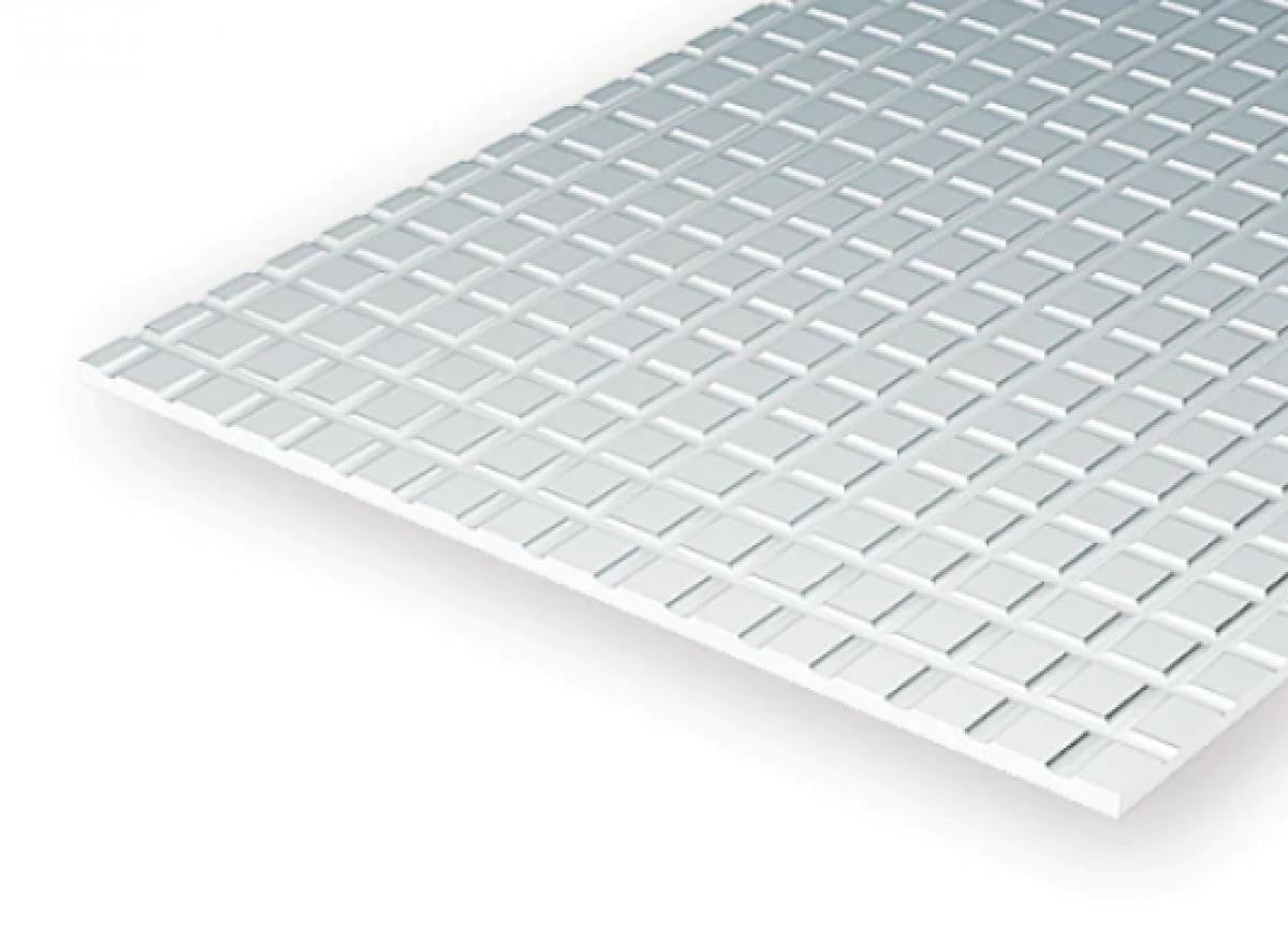 Evergreen Scale Models Sidewalk 1/8" 4514